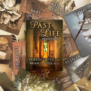 Past Life Oracle Cards (Pre-Loved Condition) Mini-Deck ~ No Manual